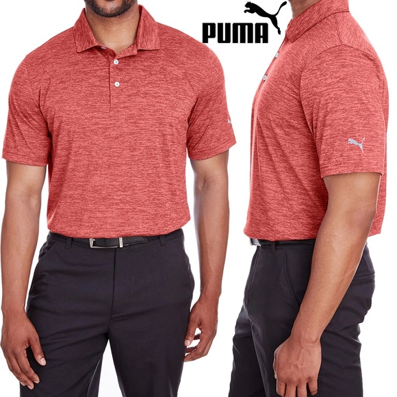 Puma Other - NEW MEN'S SMALL PUMA Men's Short Sleeve Polyester polo shirt Red Small S